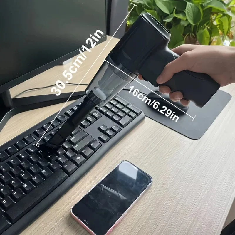 Xiaomi 95000PA Kabelloser Autostaubsauger Tragbarer Handstaubsauger Typ C Wiederaufladbarer Haushaltsstaubsauger Kleine Tierhaarabsaugung
