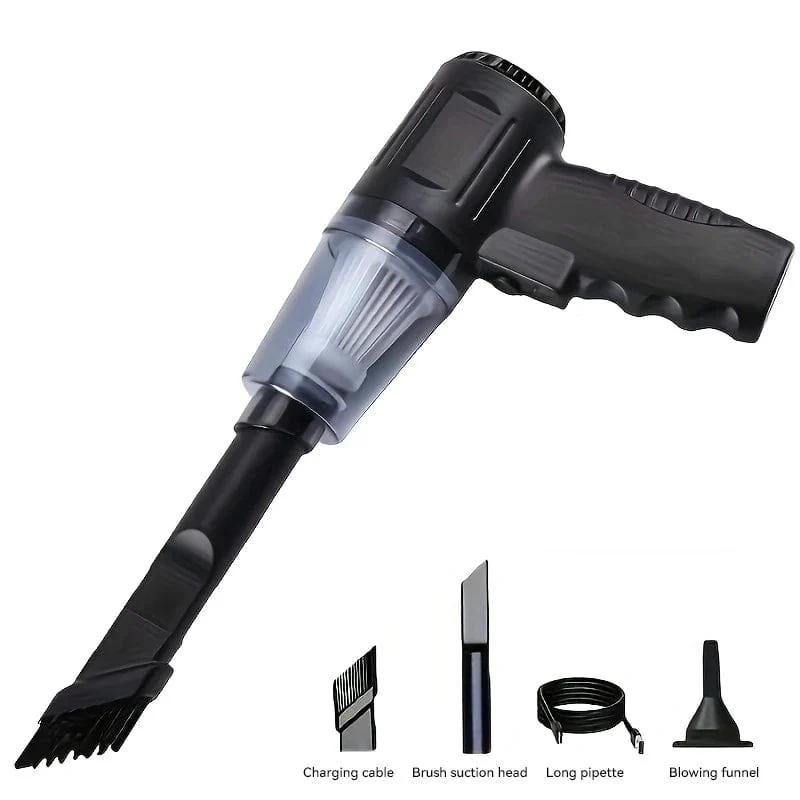 Xiaomi 95000PA Kabelloser Autostaubsauger Tragbarer Handstaubsauger Typ C Wiederaufladbarer Haushaltsstaubsauger Kleine Tierhaarabsaugung