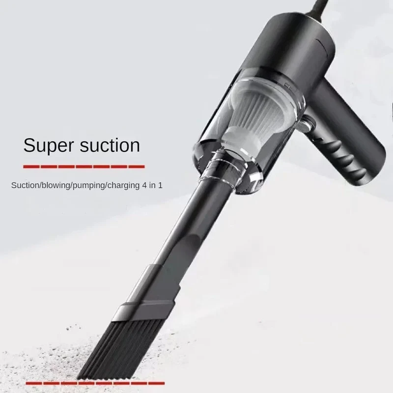 Xiaomi Tragbarer Autostaubsauger Saug- und Blasfunktion Integriertes kabelloses Laden 180W Hochleistungs-Handstaubsauger Auto