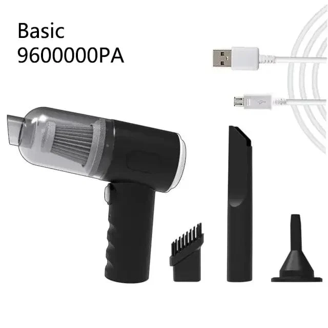 Xiaomi Tragbarer Autostaubsauger Saug- und Blasfunktion Integriertes kabelloses Laden 180W Hochleistungs-Handstaubsauger Auto