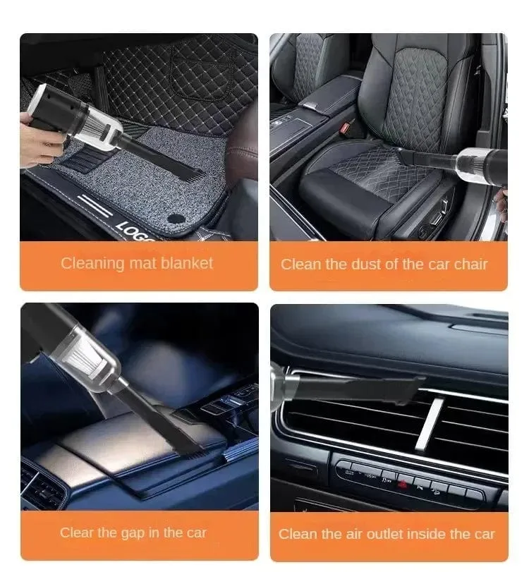 Xiaomi Tragbarer Autostaubsauger Saug- und Blasfunktion Integriertes kabelloses Laden 180W Hochleistungs-Handstaubsauger Auto