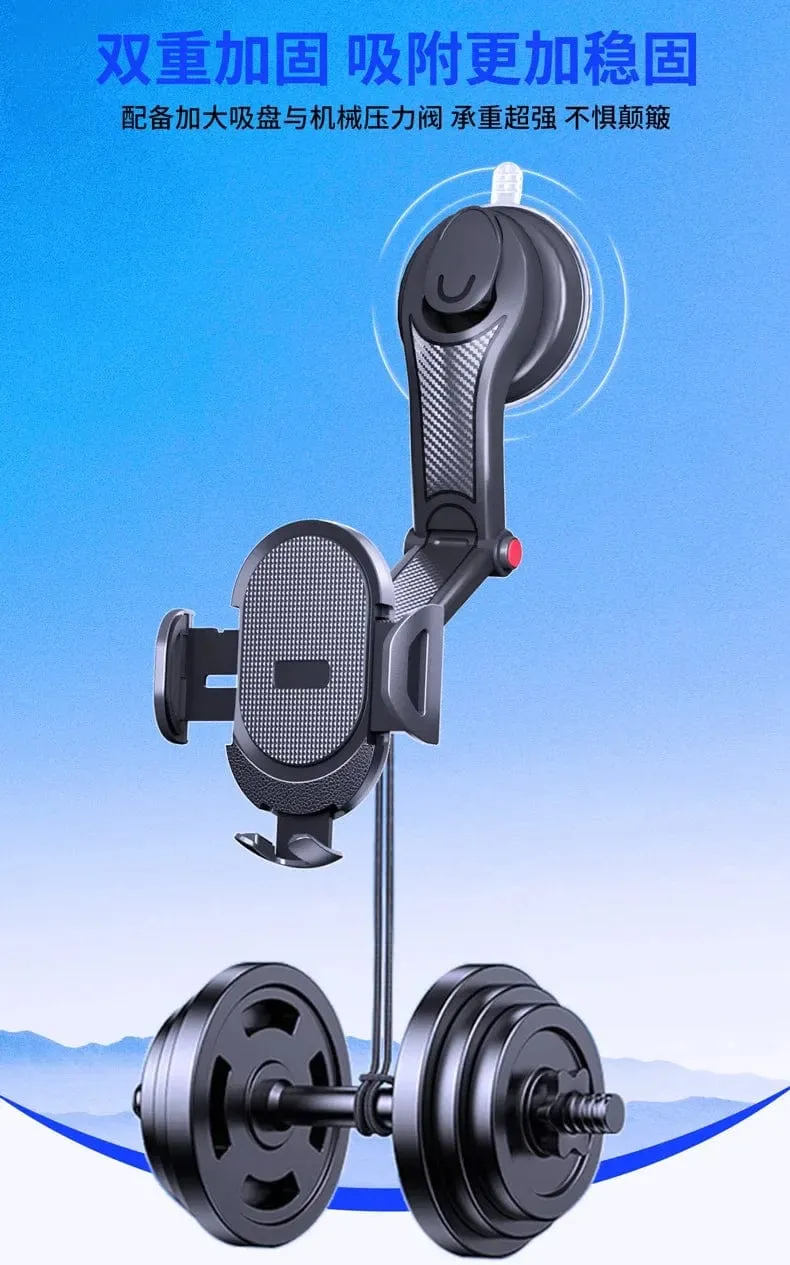 Autotelefonhalter Auto-Sauger-Telefonhalter Handyhalterung Ständer Auto Windschutzscheibe Armaturenbrett GPS Rotationshalterung für iPhone Samsung