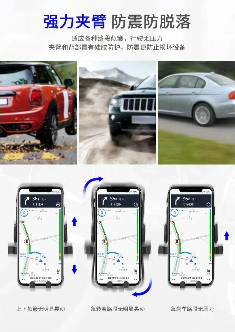 Autotelefonhalter Auto-Sauger-Telefonhalter Handyhalterung Ständer Auto Windschutzscheibe Armaturenbrett GPS Rotationshalterung für iPhone Samsung
