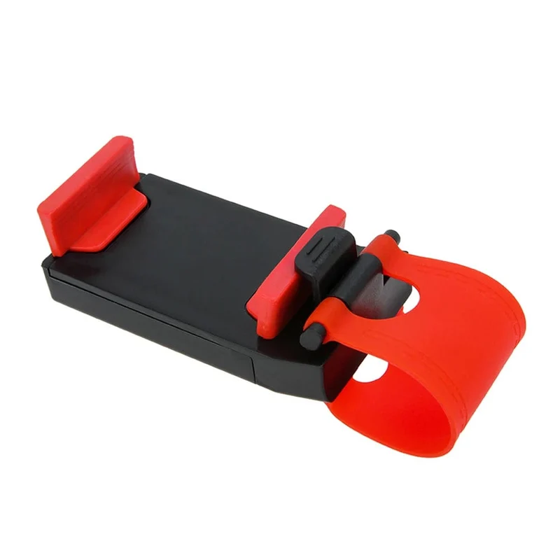 Universal Auto Halterung Auto Lenkrad Telefon Halter Clip Ständer Elastische Schnalle GPS Navigator Montieren Auto Telefon Halter
