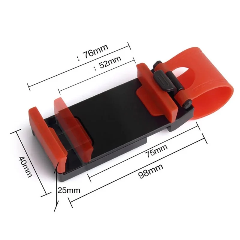 Universal Auto Halterung Auto Lenkrad Telefon Halter Clip Ständer Elastische Schnalle GPS Navigator Montieren Auto Telefon Halter