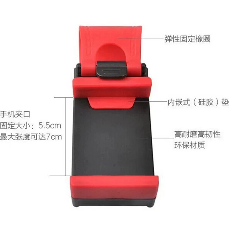 Universal Auto Halterung Auto Lenkrad Telefon Halter Clip Ständer Elastische Schnalle GPS Navigator Montieren Auto Telefon Halter