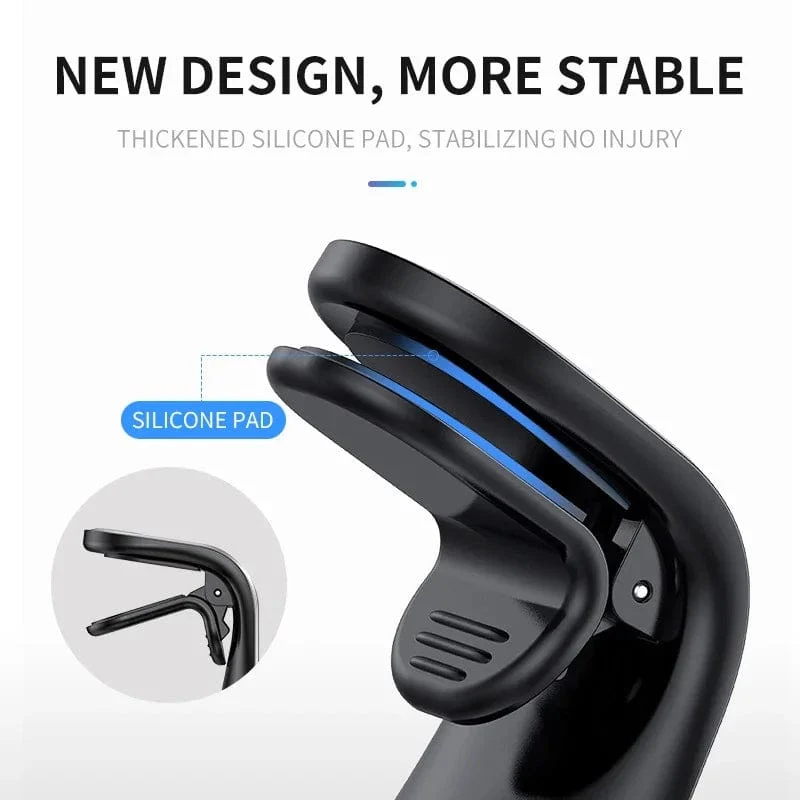 Magnetischer Telefonhalter Auto L-förmiger Handyhalter Auto Lüftungsschlitz Smartphone Mobiler Ständer Halterung Clip GPS Ständer Universalhalterung