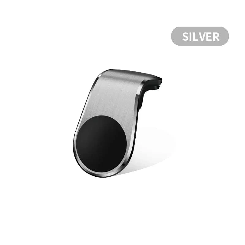 Magnetischer Telefonhalter Auto L-förmiger Handyhalter Auto Lüftungsschlitz Smartphone Mobiler Ständer Halterung Clip GPS Ständer Universalhalterung