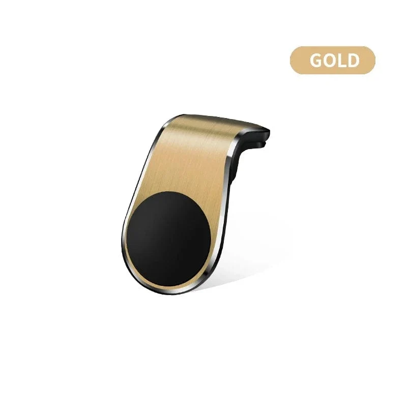 Magnetischer Telefonhalter Auto L-förmiger Handyhalter Auto Lüftungsschlitz Smartphone Mobiler Ständer Halterung Clip GPS Ständer Universalhalterung