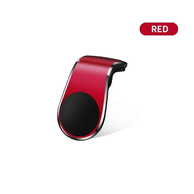 Magnetischer Telefonhalter Auto L-förmiger Handyhalter Auto Lüftungsschlitz Smartphone Mobiler Ständer Halterung Clip GPS Ständer Universalhalterung