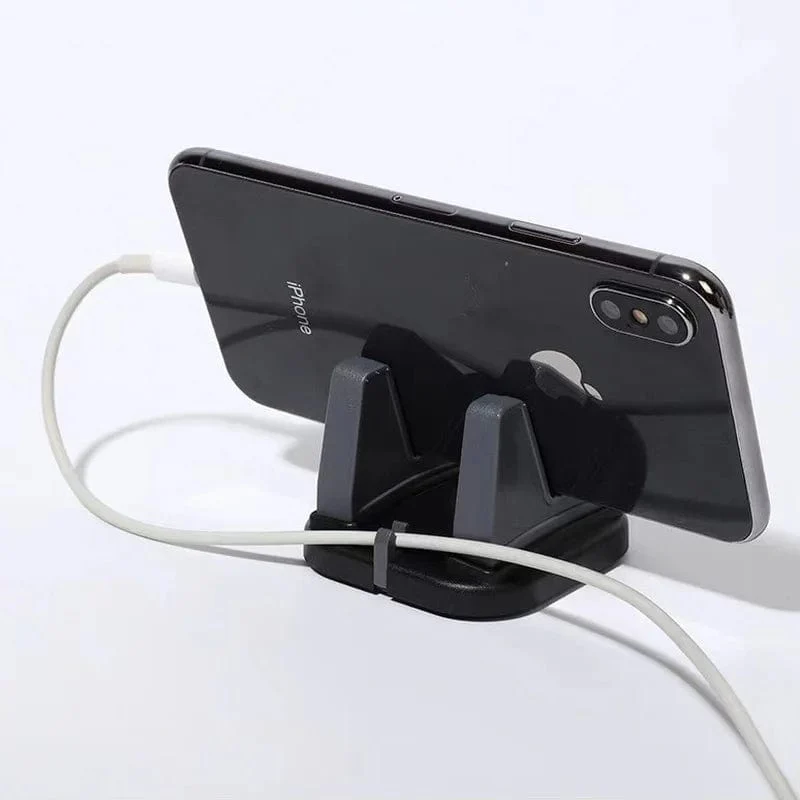 360 Grad drehbarer Autotelefonhalter, Armaturenbrett-Klebehalterung, einfache Handy-GPS-Halterung, Telefonunterstützung, Autozubehör