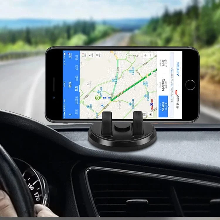 360 Grad drehbarer Autotelefonhalter, Armaturenbrett-Klebehalterung, einfache Handy-GPS-Halterung, Telefonunterstützung, Autozubehör