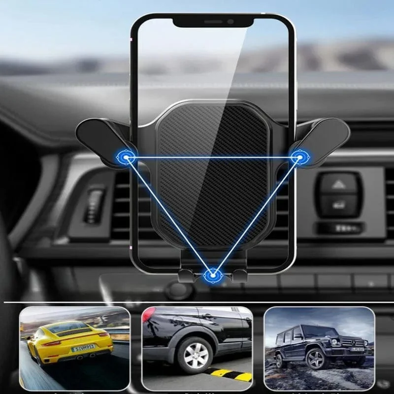 Universal Autotelefonhalter Schwerkraft Mobiler Ständer GPS-Unterstützung Auto Air Vent Halterung für IPhone 14 13 12 11 Pro Max Xr Xiaomi Samsung
