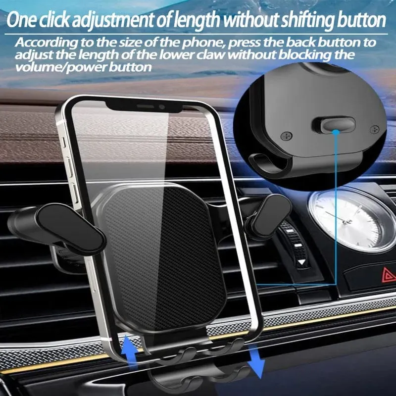 Universal Autotelefonhalter Schwerkraft Mobiler Ständer GPS-Unterstützung Auto Air Vent Halterung für IPhone 14 13 12 11 Pro Max Xr Xiaomi Samsung
