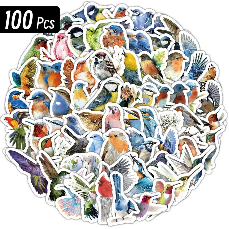 Süße Aufkleber Pack Kawaii Vögel ästhetische Briefpapier liefert viel Büro Schule Lehrer Scrapbooking liefert koreanischen Papier Txt
