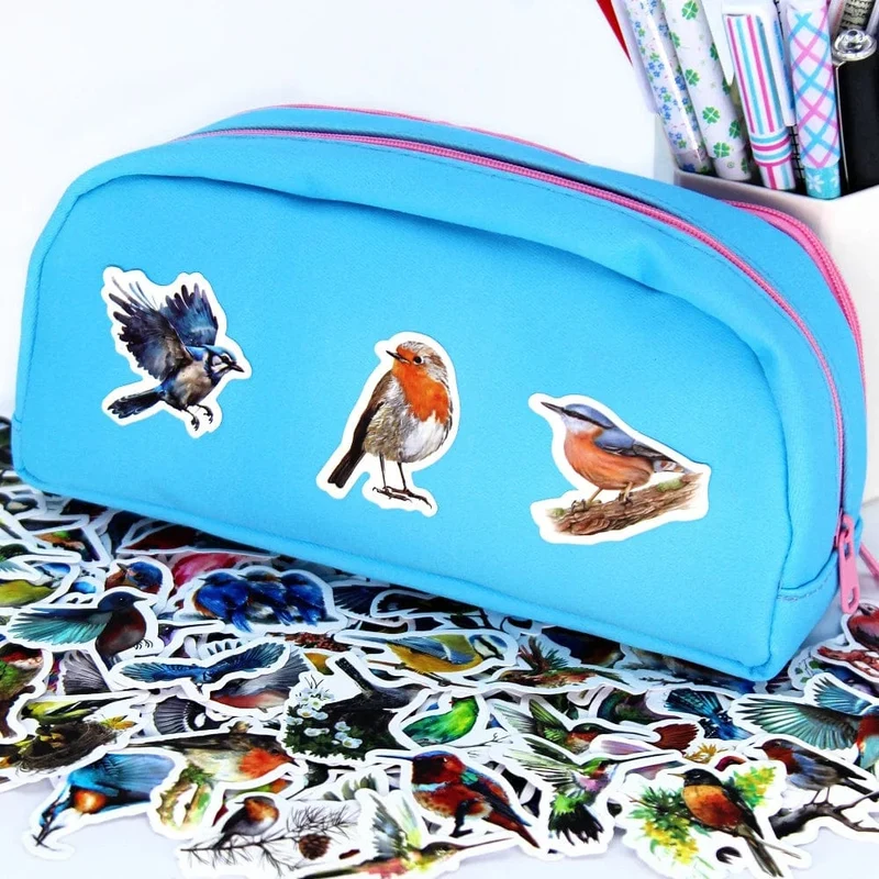 Süße Aufkleber Pack Kawaii Vögel ästhetische Briefpapier liefert viel Büro Schule Lehrer Scrapbooking liefert koreanischen Papier Txt