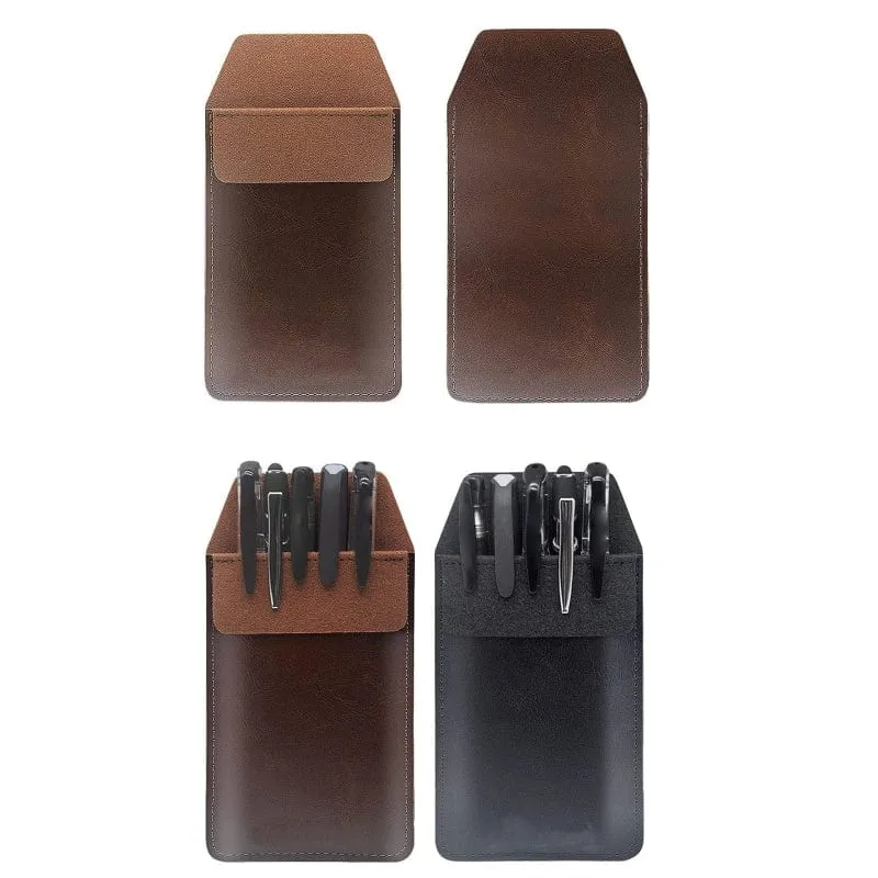 Stiftetasche aus Leder im Vintage-Stil, multifunktionale Stifthülle, Stifthalter, Etui für Büro, Frauen, Männer, Ärzte, Krankenschwestern, Künstler, Lehrer, Geschenk