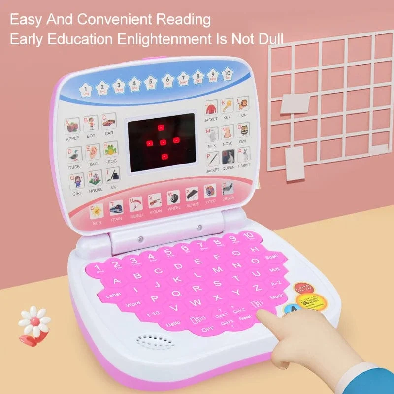 Lernmaschine Laptop Computer Kind Elektronische Vorschule Sprache Bildung Spielzeug Geschenk Kleinkind Kind Entwicklung Kognitive Fähigkeiten