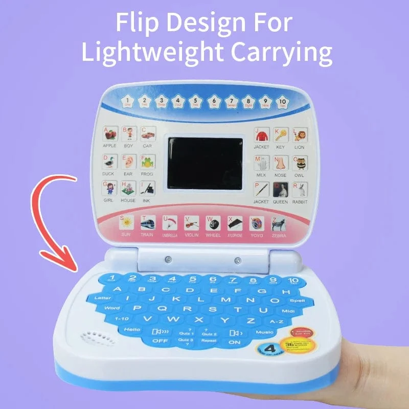 Lernmaschine Laptop Computer Kind Elektronische Vorschule Sprache Bildung Spielzeug Geschenk Kleinkind Kind Entwicklung Kognitive Fähigkeiten