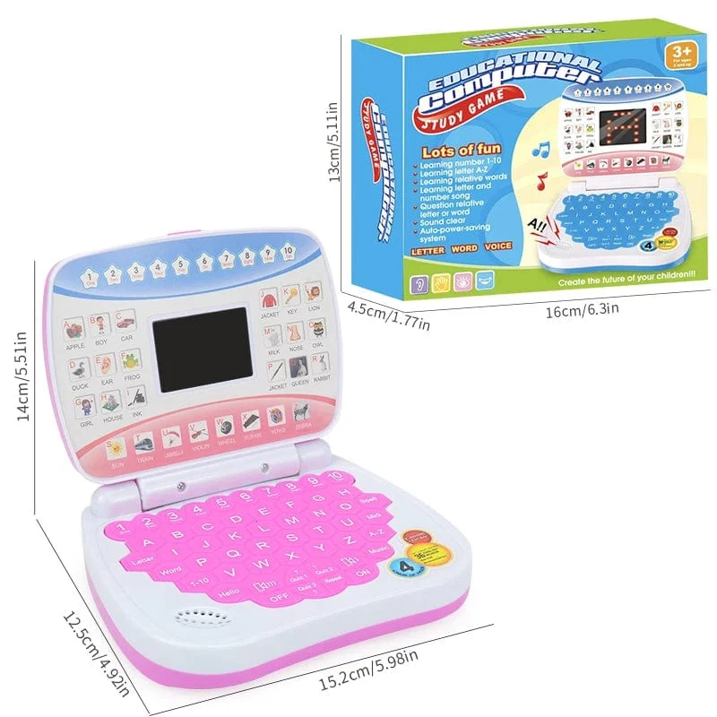Lernmaschine Laptop Computer Kind Elektronische Vorschule Sprache Bildung Spielzeug Geschenk Kleinkind Kind Entwicklung Kognitive Fähigkeiten