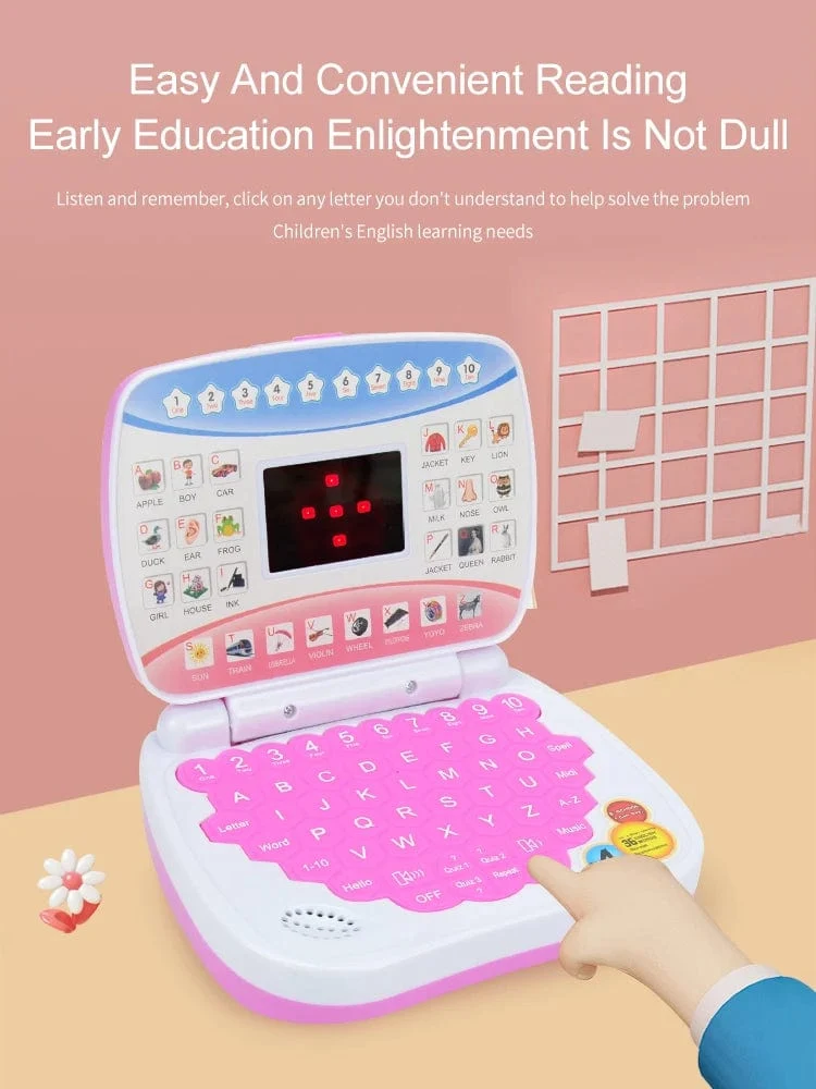 Lernmaschine Laptop Computer Kind Elektronische Vorschule Sprache Bildung Spielzeug Geschenk Kleinkind Kind Entwicklung Kognitive Fähigkeiten