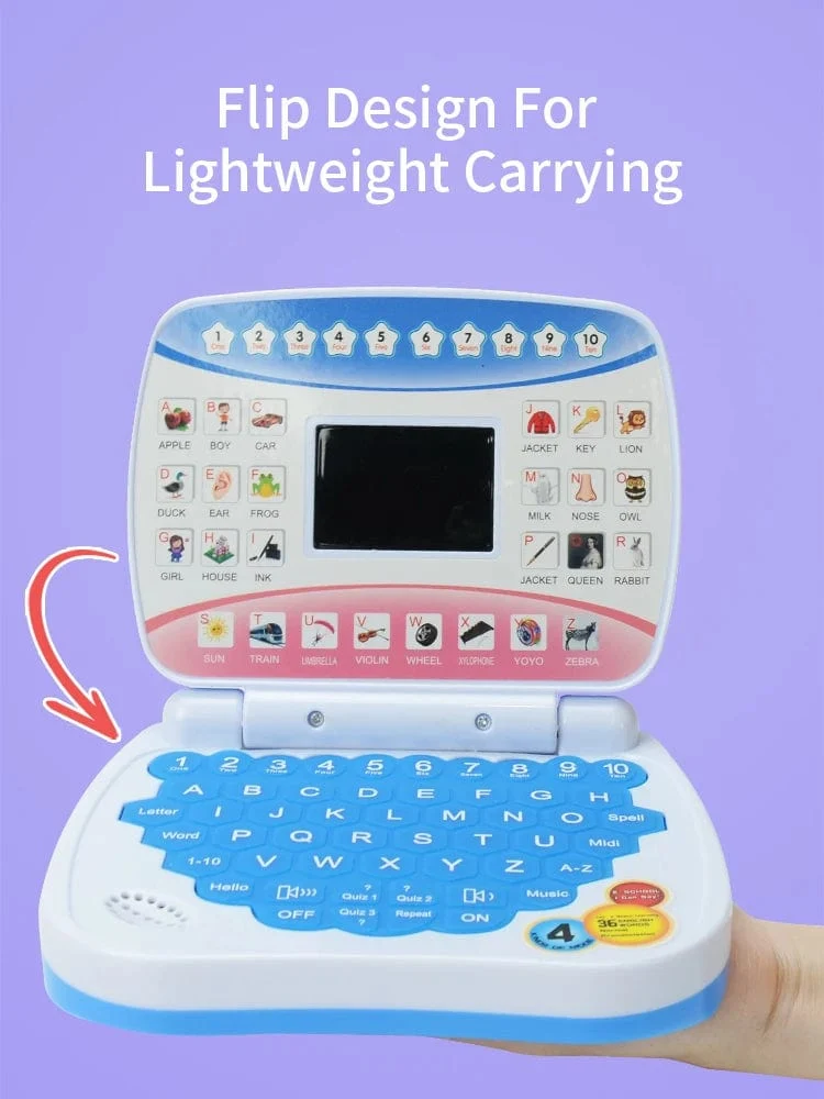 Lernmaschine Laptop Computer Kind Elektronische Vorschule Sprache Bildung Spielzeug Geschenk Kleinkind Kind Entwicklung Kognitive Fähigkeiten