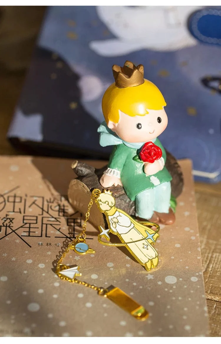 Der Kleine Prinz Planet Serie 12 Design Kette/Metall Lesezeichen Kreative Dekorative Bürobedarf Schüler Geschenk Lehrer Lesen