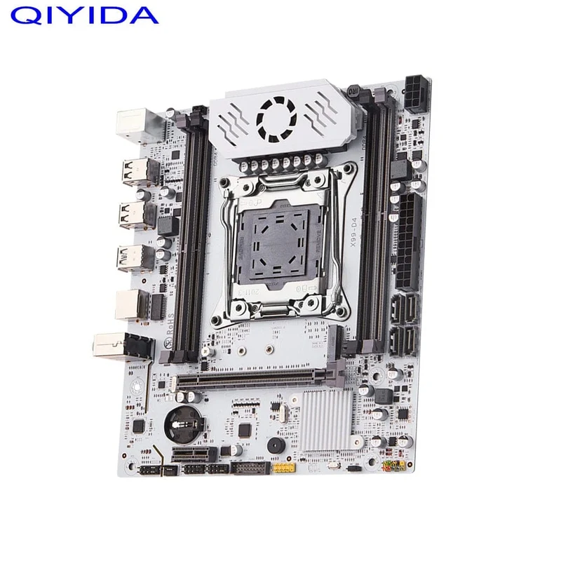 QIYIDA X99-Motherboard D4 LGA 2011 3 mit M.2-Steckplatz unterstützt X99 C612chip DDR4-Speicher SATA3.0 USB3.0 PCI16X