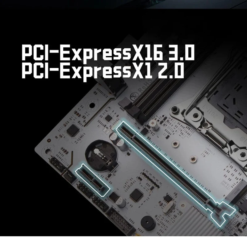 QIYIDA X99-Motherboard D4 LGA 2011 3 mit M.2-Steckplatz unterstützt X99 C612chip DDR4-Speicher SATA3.0 USB3.0 PCI16X