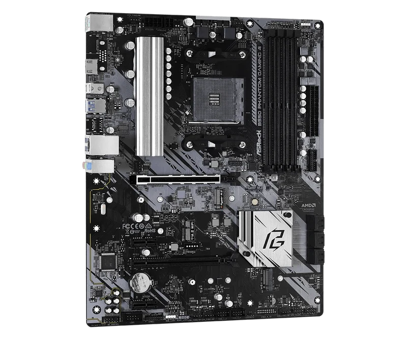 ASRock B550 PHANTOM GAMING 4 Motherboard AMD B550 Sockel AM4 unterstützt Ryzen 5 5500 5700G 4600GE 3400G CPU DDR4 128GB M.2 ATX