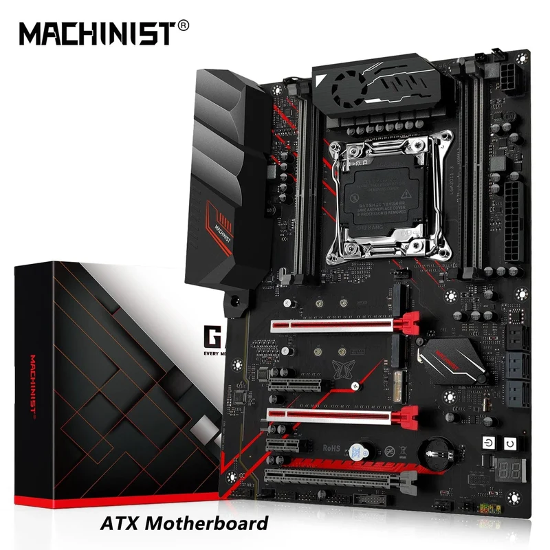 MACHINIST X99 MR9A PRO MAX Motherboard-Unterstützung LGA 2011-3 Intel Xeon E5 V3&V4 CPU-Prozessor-Unterstützung DDR4 RAM-Speicher NVME USB3.0