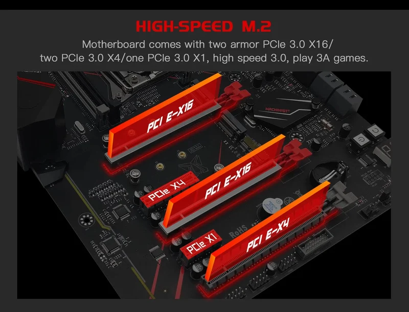 MACHINIST X99 MR9A PRO MAX Motherboard-Unterstützung LGA 2011-3 Intel Xeon E5 V3&V4 CPU-Prozessor-Unterstützung DDR4 RAM-Speicher NVME USB3.0