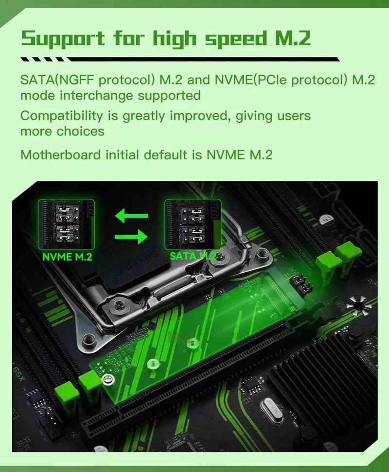 MACHINIST X99 Motherboard X99 PR9 Unterstützung LGA 2011-3 Intel Xeon E5 V3 & V4 CPU DDR4 RAM SATA/NVME M.2 Slot