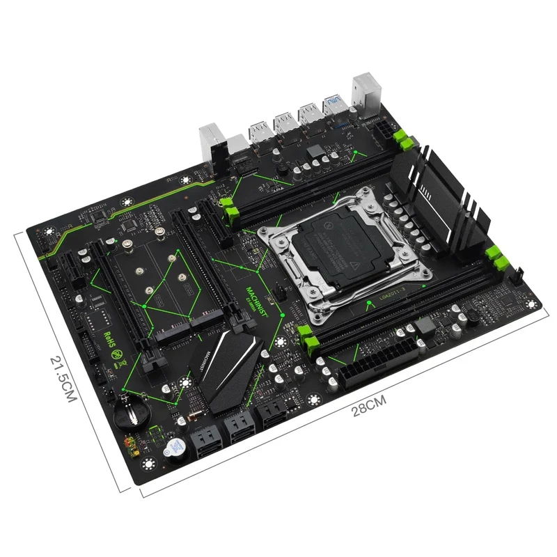 MACHINIST X99 MR9A Motherboard LGA 2011-3 Unterstützung Xeon E5 2667 2690 V4 2670 V3 CPU procesador Set DDR4 Speicher ATX Vier-kanal