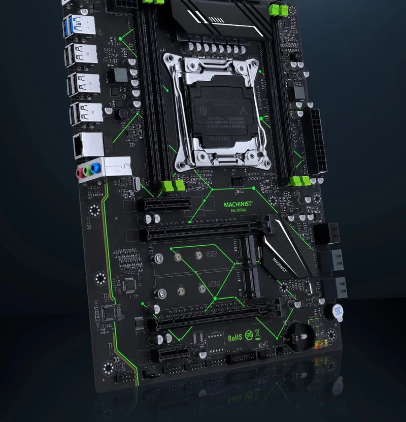 MACHINIST X99 MR9A Motherboard LGA 2011-3 Unterstützung Xeon E5 2667 2690 V4 2670 V3 CPU procesador Set DDR4 Speicher ATX Vier-kanal