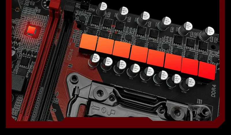 MACHINIST RS9 X99 Motherboard Combo Xeon E5 2640 V4 Kit LGA 2011-3 CPU DDR4 2*8G = 16GB RAM 2133MHz NVME M.2 USB 3.0 Vier Kanal