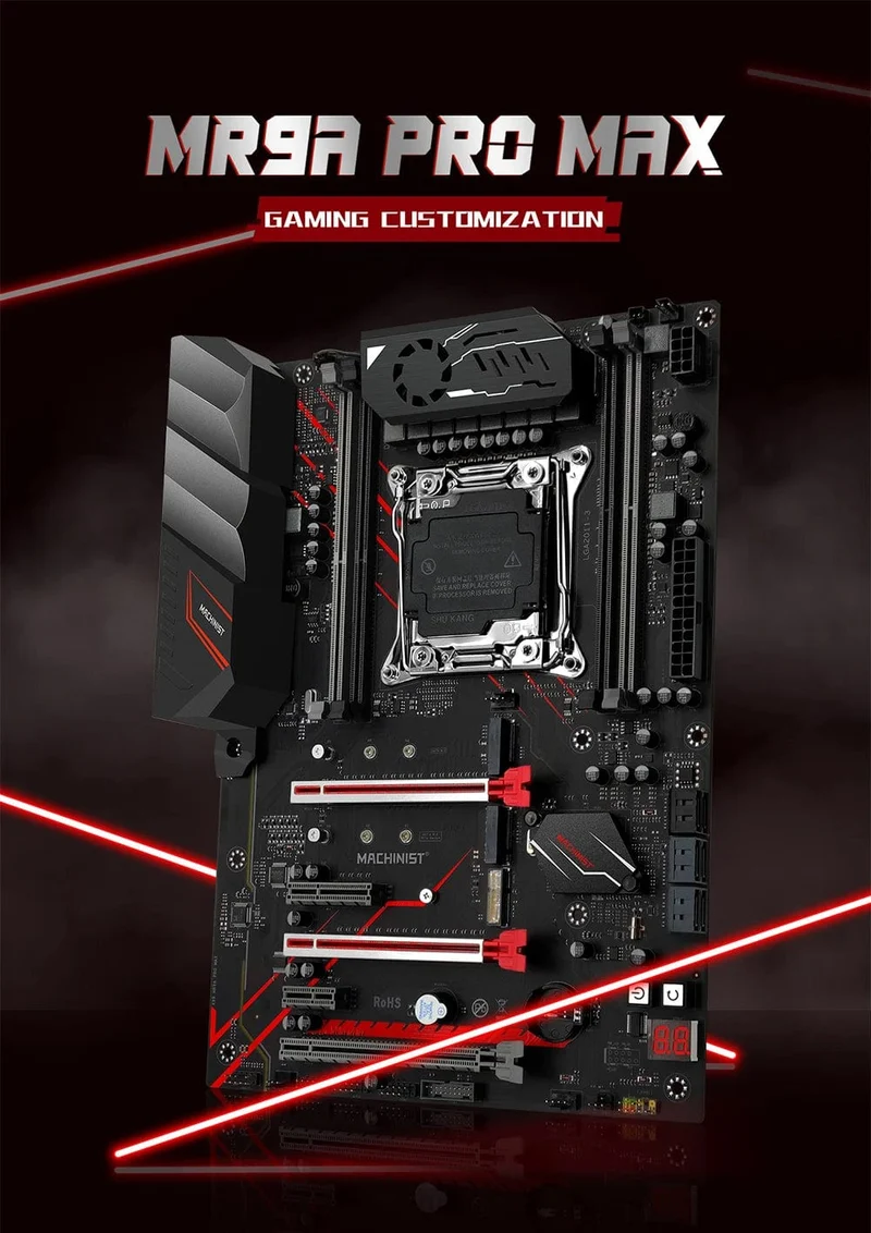 MACHINIST X99 Motherboard Kit Xeon E5 2680 V4 CPU LGA 2011-3 DDR4 RAM 32GB Speicher Combo USB 3.0 NVME M. 2 MR9A PRO Vier Kanal