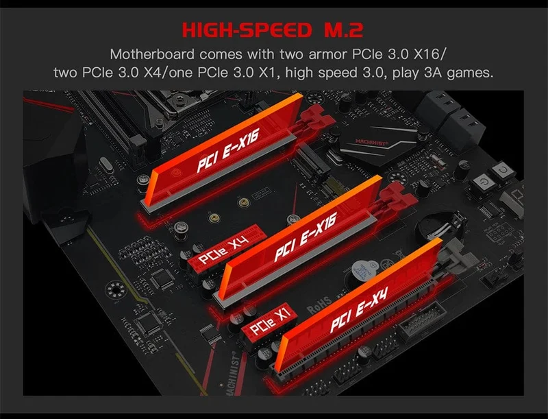 MACHINIST X99 Motherboard Kit Xeon E5 2680 V4 CPU LGA 2011-3 DDR4 RAM 32GB Speicher Combo USB 3.0 NVME M. 2 MR9A PRO Vier Kanal