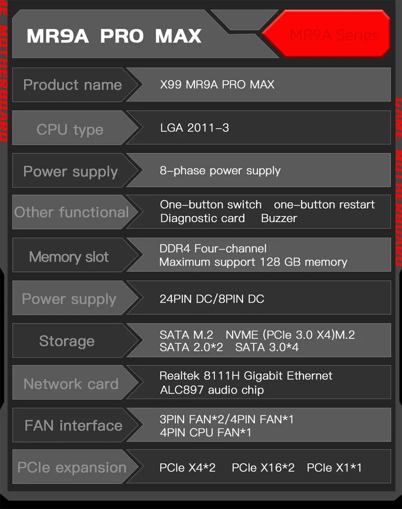 MACHINIST X99 Motherboard Kit Xeon E5 2680 V4 CPU LGA 2011-3 DDR4 RAM 32GB Speicher Combo USB 3.0 NVME M. 2 MR9A PRO Vier Kanal