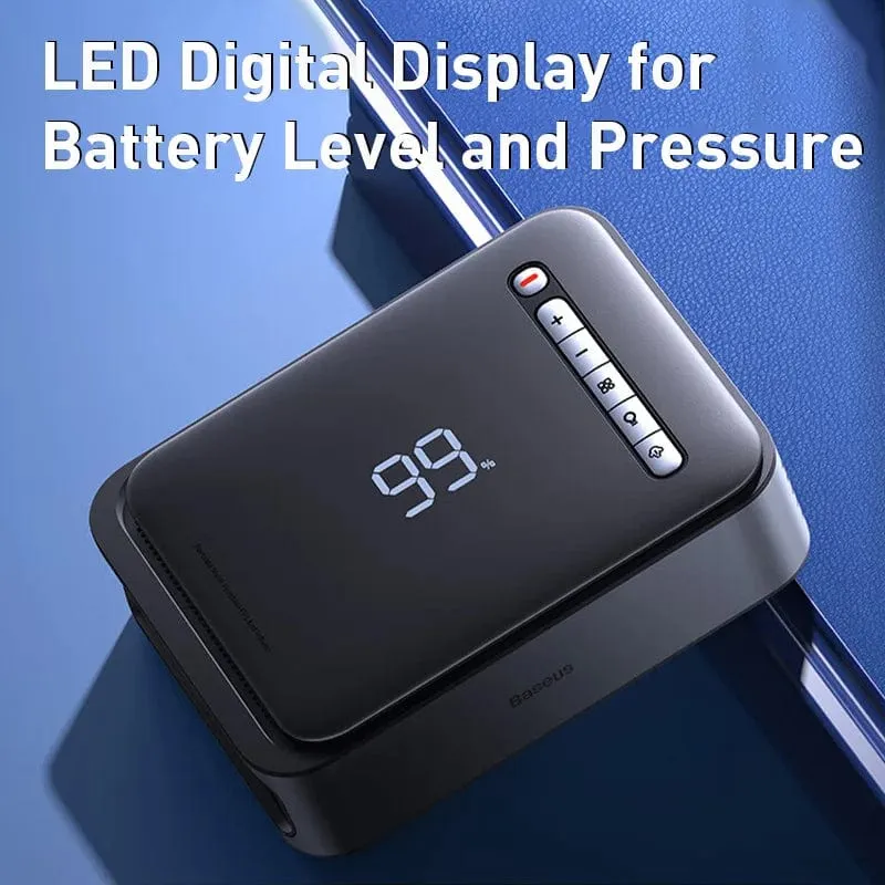 Baseus 2 In 1 Auto Starthilfe Power Bank Luft Kompressor Inflator Pumpe 1000A Tragbare Power Station Auto Batterie Ladegerät Booster