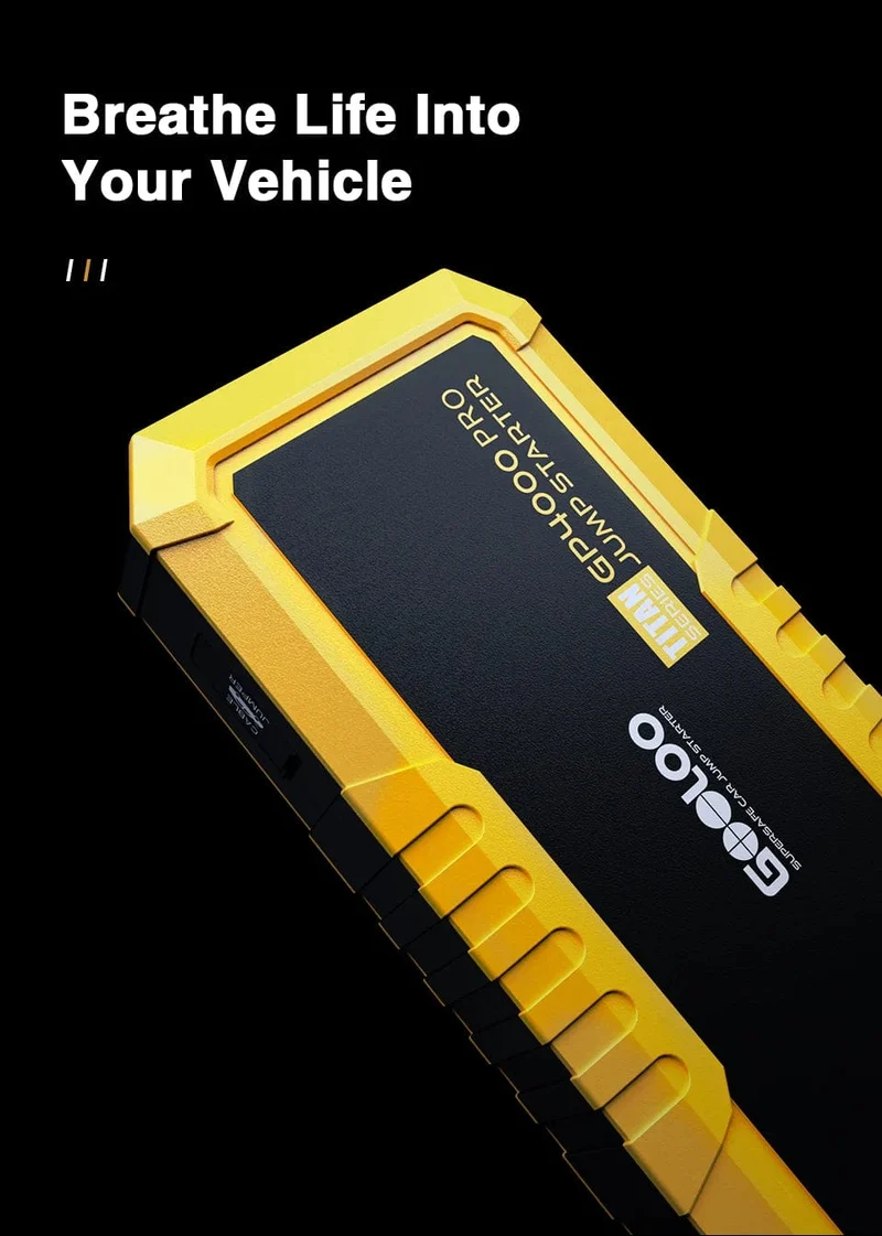 GOOLOO 4000A Start Power Bank 26800mAh Starthilfe Auto Booster Externe Batterie 12V Start Gerät für Benzin Diesel Powerbank