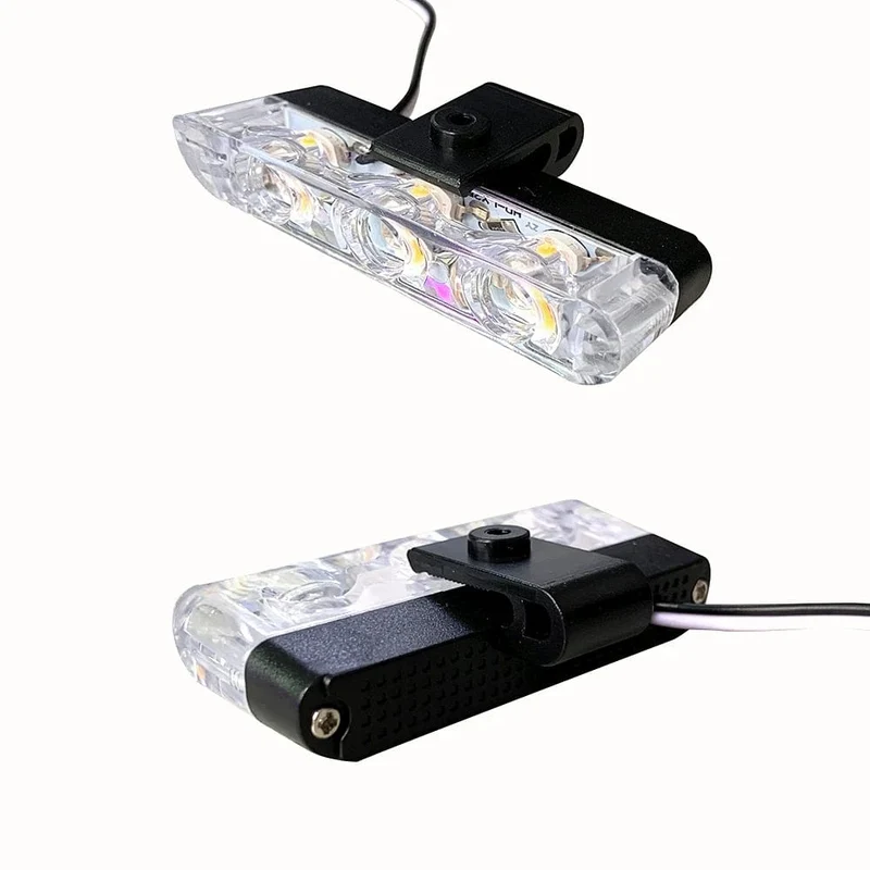 3 LED Auto Kühlergrill Strobe Polizei Lichter Flash Warnleuchte Rot Blau Gelb Rettungsfahrzeug Notfall Blinker Signal Beleuchtung