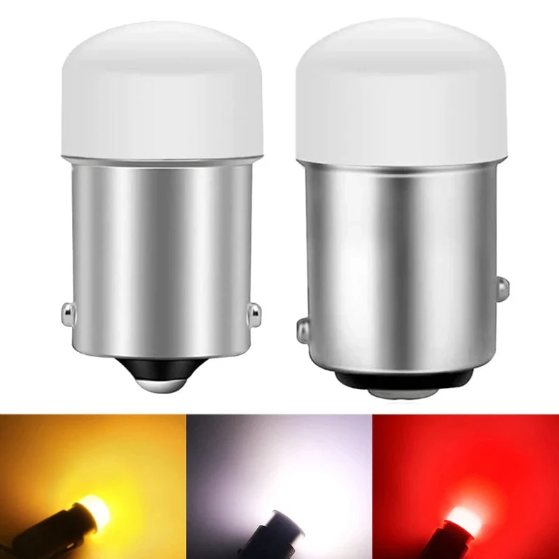 2 stücke R5W R10W Mini Led 1156 P21W BA15S P21/5W 1157 BAU15S PY21W Auto Signal Lampe Tagfahrlicht licht 12V Auto Auto Nebel Lampe