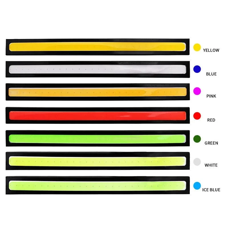 2/4 stücke 17cm COB DRL LED 12V 6000K Wasserdicht Tagfahrlicht Auto Streifen Licht Auto COB Nebel Lampe Auto Styling Led DRL Lampe