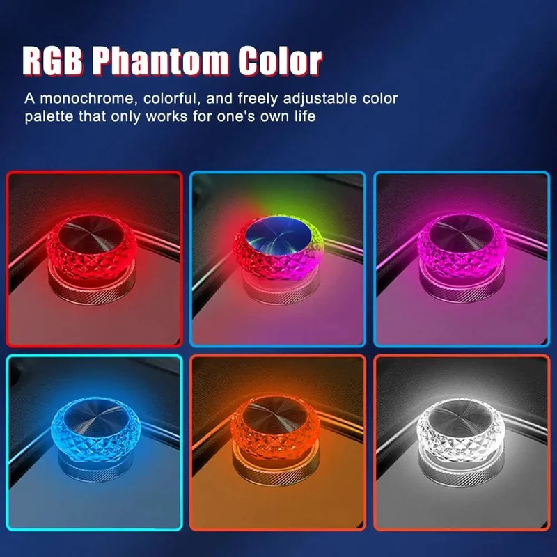 Tragbares Auto USB-Umgebungslicht Mini-LED-dekorative Atmosphärenlampen für Auto-Innenumgebungslicht Computerlicht Plug & Play