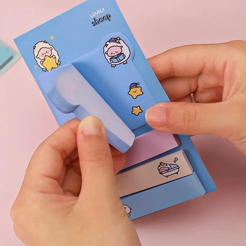Kawaii Ins Girly Tiere Index Memo Pad N Mal Haftnotizen To Do Liste Planer Aufkleber süße Briefpapier