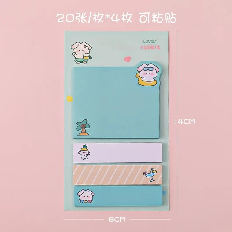 Kawaii Ins Girly Tiere Index Memo Pad N Mal Haftnotizen To Do Liste Planer Aufkleber süße Briefpapier