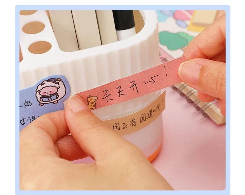 Kawaii Ins Girly Tiere Index Memo Pad N Mal Haftnotizen To Do Liste Planer Aufkleber süße Briefpapier