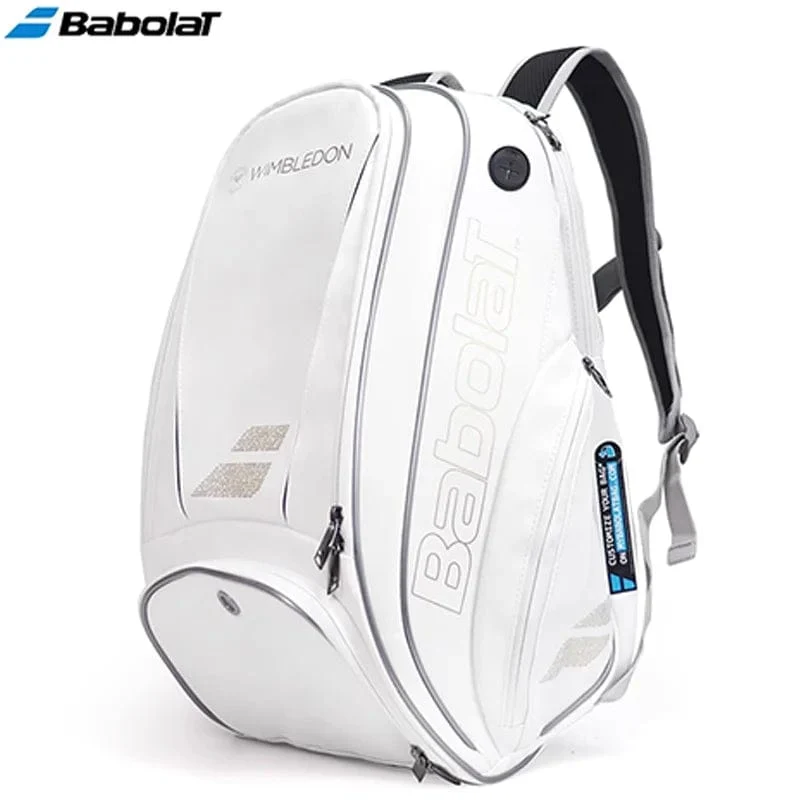 Original BABOLAT Tennistasche Rucksack 2 Tennisschläger Tasche Wimbledon Badminton Padelschläger Squashschläger Rucksack Tenis Raqueta