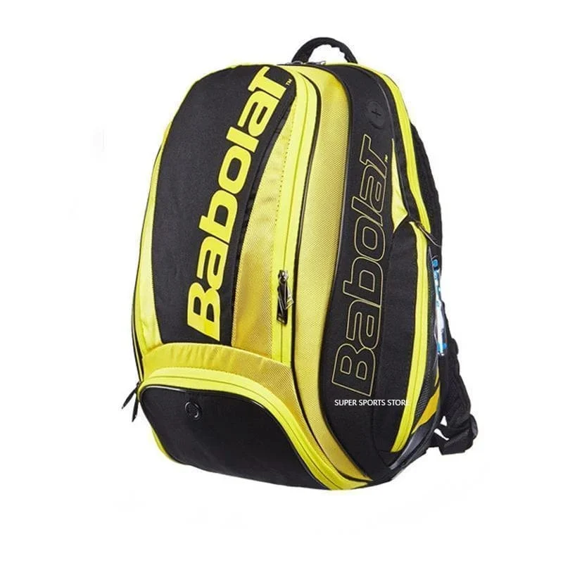Original BABOLAT Tennistasche Rucksack 2 Tennisschläger Tasche Wimbledon Badminton Padelschläger Squashschläger Rucksack Tenis Raqueta